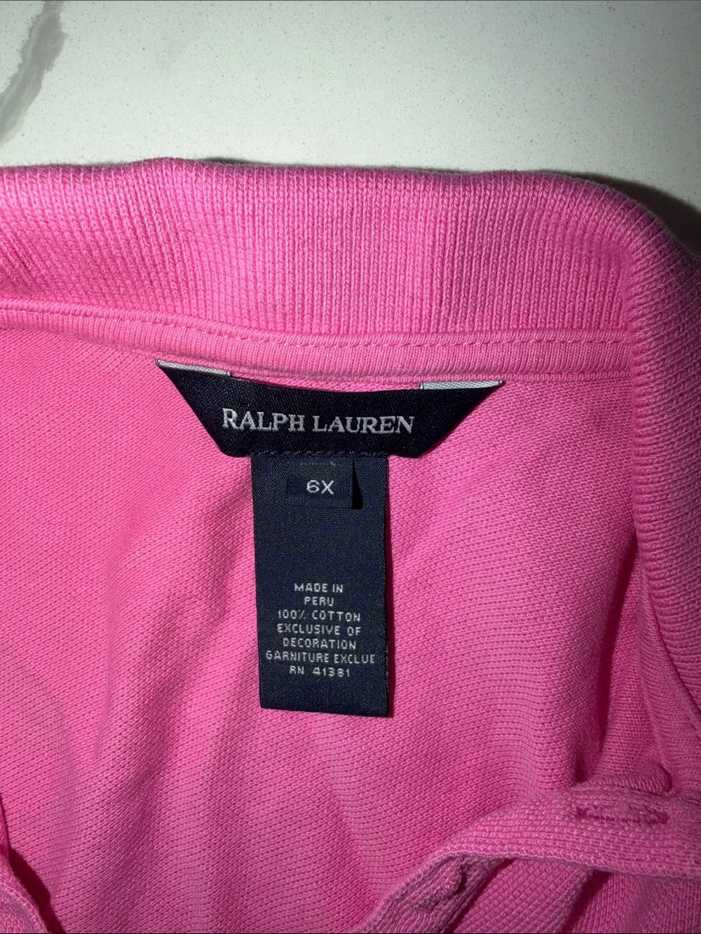 Ralph Lauren Girls' Pink & Red Polo Dresses
